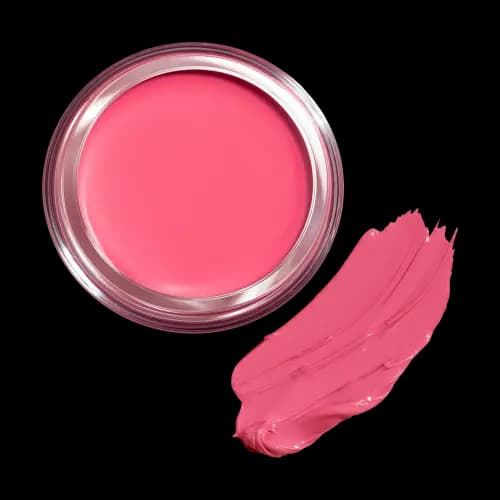 Bright pink blush