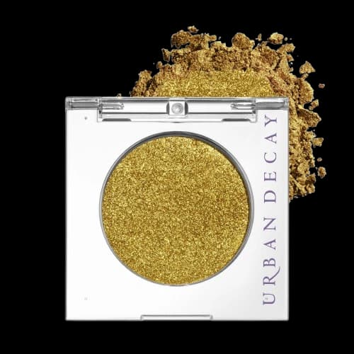 Golden shimmer eyeshadow